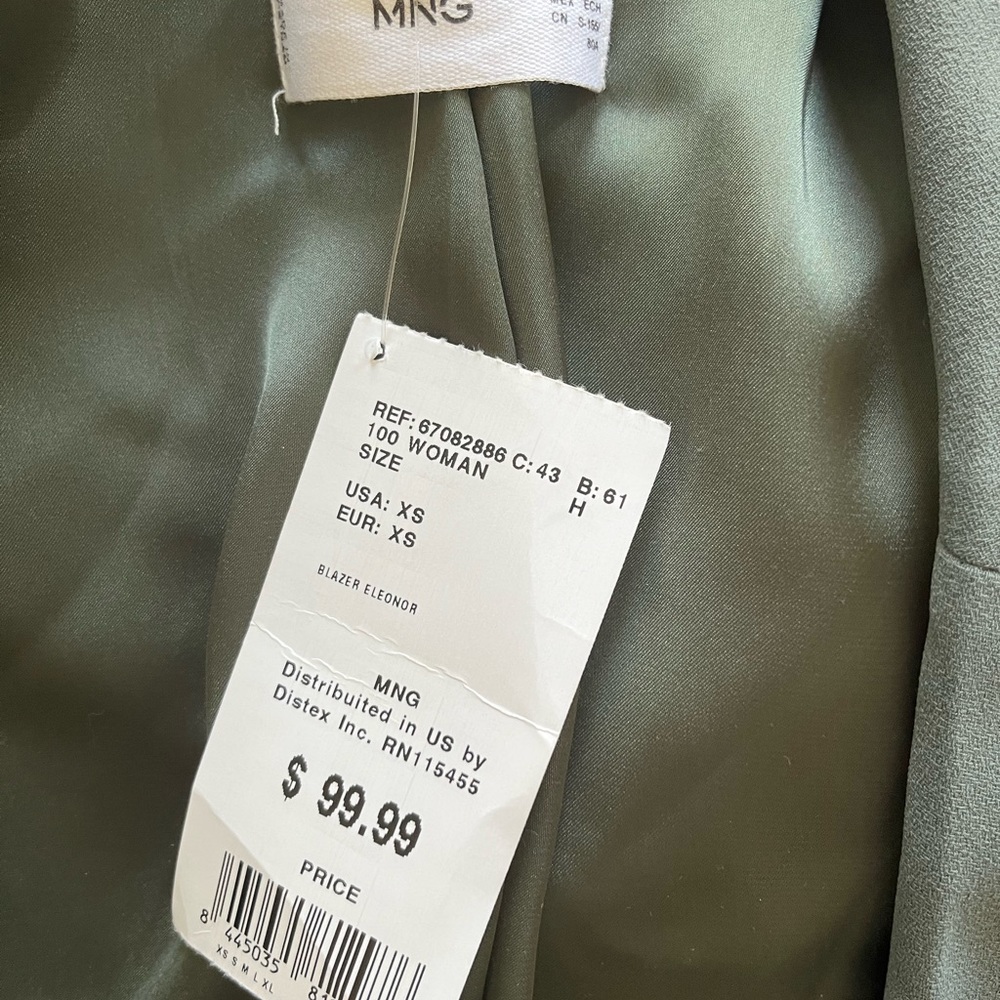 Mango Olive Blazer - Picture 3 of 3